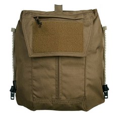 Emerson Gear JPC背心專用拉鍊面板雜物包, 狼棕色, 1個