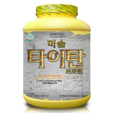 Boryung Muscle Titan 蛋白粉 餅乾奶油口味, 4kg, 1個