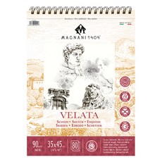 마그나니1404 벨라타 스프링 스케치북 90g, 1개, 80매, 35x45cm