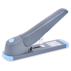 PAPER FRIEND 大型大容量釘書機 HDS-1005 100張, 1個, 灰色 + 淺藍色