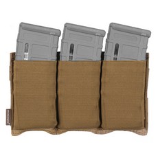 emersongear 三聯M4彈匣袋, 狼棕色, 1個