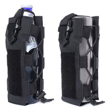 PostX 戰術MOLLE水瓶袋, 黑色, 1個