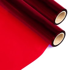 FILMBANK UBIGEO PVC透明彩色捲膜 紅色, 2個, 950 x 500 x 0.3mm