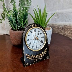 羅馬經典傾斜桌鐘 krod055, 黑色