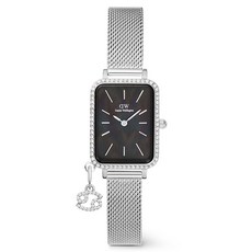 다니엘웰링턴 QUADRO CRYSTAL ZODIAC STERLING 별자리 게자리 펜던트 + 워치 패키지