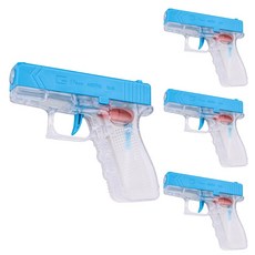 BUNNYLAND Glock 17 指尖陀螺水槍 4入, 4個, 藍色