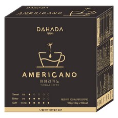 DAHADA 美式咖啡, 1個, 100入, 1.8g