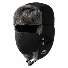 JEEP SPIRIT 防寒帽 A0419, 黑色