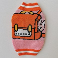 Coco Studio 寵物大背包針織開襟衫, 1個, 粉紅色