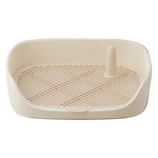 PASTEL PET 寵物時尚防濺便盆, 象牙白, 1個