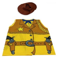 Meumong 兒童角色扮演服 牛仔服裝 + 帽子套組, 1套, 混色