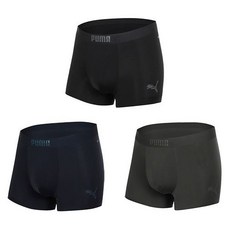 [ZERO FUSE] PUMA BODYWEAR 男款柔軟觸感熱壓平口褲3件組