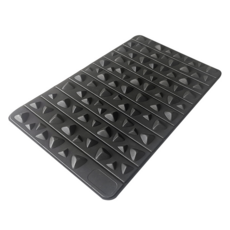 Bonitori 足部按摩指壓墊 B型, 黑色, 1個