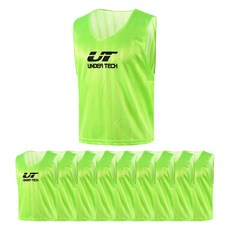 UNDERTECH 足球 五人制足球 運動會 團體 運動 隊服背心 UTJ907 10件組