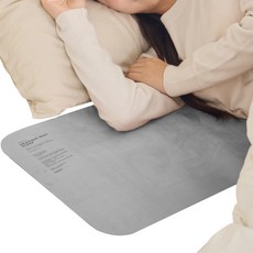 INKO 麂皮雙面發熱便攜式電熱墊 I-S701, 70 x 37 x 0.15 cm, 都會灰