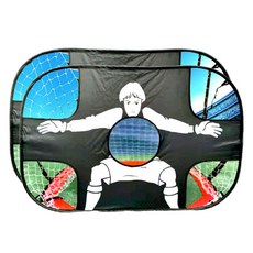 라이크스 휴대용 접이식 축구골대 타겟 정확도연습, 레드