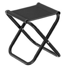 超輕量露營椅, 黑色, 1個