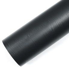 ROSEROSA 彩繪木紋室內貼膜 單色壁貼 PTG102, 黑色, 寬 60cm x 長 10m