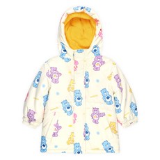 Care Bears 童款小熊滿版印花搖粒絨防潑水滑雪連帽外套
