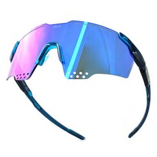 HILX GLADIATOR 運動太陽眼鏡 HGD04905 / GD4BL5, 藍色鏡面(鏡片) + 亮面水晶深綠色(鏡框), 1個