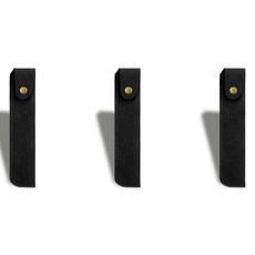 그래다다 가족 펜 파우치, 블랙, 3개