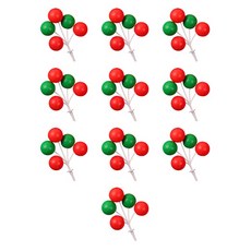 그래다다 聖誕氣球裝飾插牌, 10個, 混合色