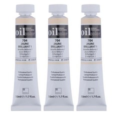 신한화구 전문가 유화물감 3개입, 50ml, 1색