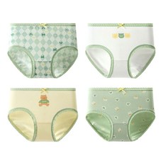女童棉質蕾絲三角內褲4件組 SJ-541
