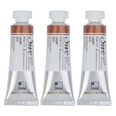 신한화구 전문가 수채화물감 SWC 튜브 A시리즈 959 라이트 레드 3p, 15ml, 1색