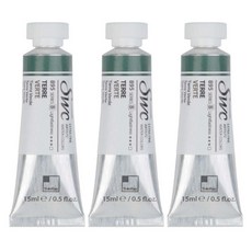 신한화구 전문가 수채화물감 SWC 튜브 B시리즈 895 테르 베르트 3p, 15ml, 1색