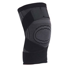 피어니스트 스포츠 스트랩 무릎보호대, 블랙, 1개