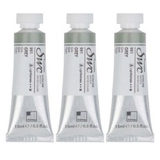 신한화구 전문가 수채화물감 SWC 튜브 A시리즈 991 그레이 3p, 15ml, 1색