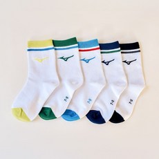 Mizuno 美津濃 兒童用 Champ 中筒襪 5雙組
