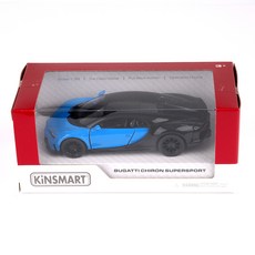 KiNSMAR 布加迪 Chiron Super Sport 壓鑄車 KT5423, 藍色, 1個