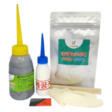 셀프줄눈마켓 바닥용 타일줄눈코팅제 100g 세트 퓨어그레이, 1세트