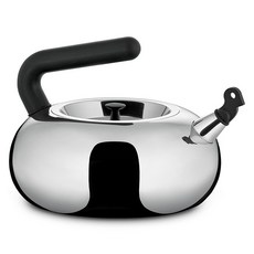 ALESSI 100週年 鳥鳴壺 AC100, 銀色, 1個, 2.5L