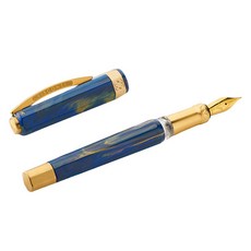 VISCONTI Opera 黃金鋼筆, 藍色, M