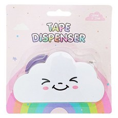 Khohimo 辦公用膠帶台 + 彩色膠帶補充套組 4W319, 1套, 白色