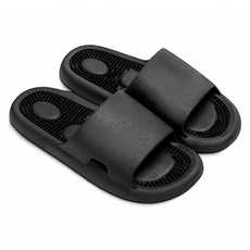 보니토리 발마사지 소프트 지압 슬리퍼 250mm, 블랙, 1개