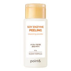 point&. 大豆酵素蛋白去角質潔顏粉, 60g, 1瓶