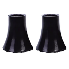 Day Use 安全防滑拐杖橡膠頭 黑色, 2個