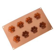 Kota 烘焙矽膠模具 腳掌 8格 MP469, 單一顏色, 1個