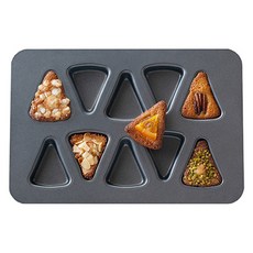 KOTA 三角10格烘焙模具 MP428, 1個