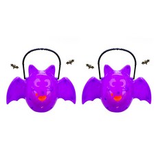 LED可愛蝙蝠提燈, 2個, 紫色