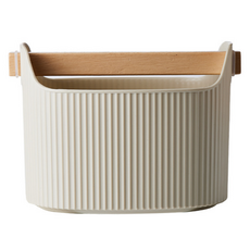 Taminayo 簡潔咖啡敲渣盒, 1個, 米色