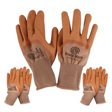 브리즈문 캠핑 논슬립 반코팅 작업용 안전 목장갑, 혼합색상, 3개