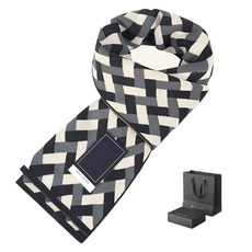 Paperments 男士絎縫編織保暖圍巾禮盒組 12690 + 購物袋