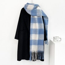 페이퍼먼츠 캐시미어 라이크 캐쥬얼 스트라이프 빅 머플러 12653