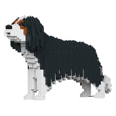 JEKCA 騎士查理王獵犬狗狗積木 S, 1個, 黑色