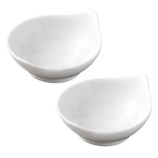 아메리칸로드 포니 푸딩 디저트 소스 종지 스몰, 화이트, 2개